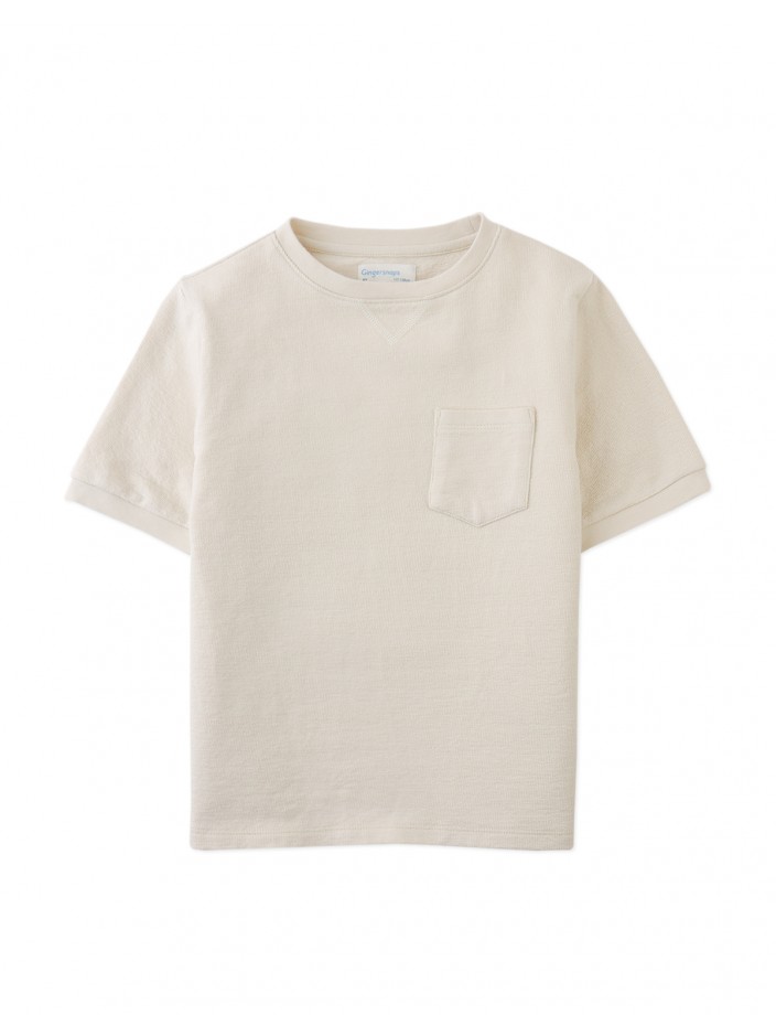 Scott French Terry Ringer Tee with Pocket
