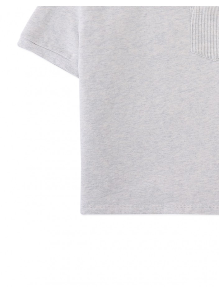 Scott French Terry Ringer Tee with Pocket