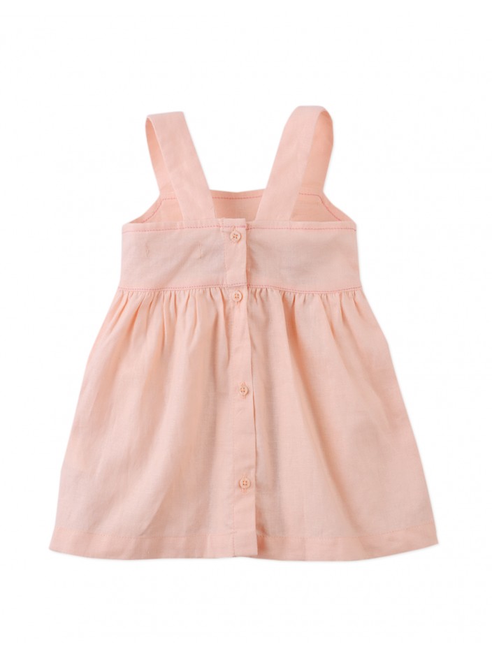 Baby Kayla Apron Dress with Bunny Embroidery
