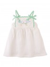 Baby Aviana Embroidered Dress with Straps and Bows