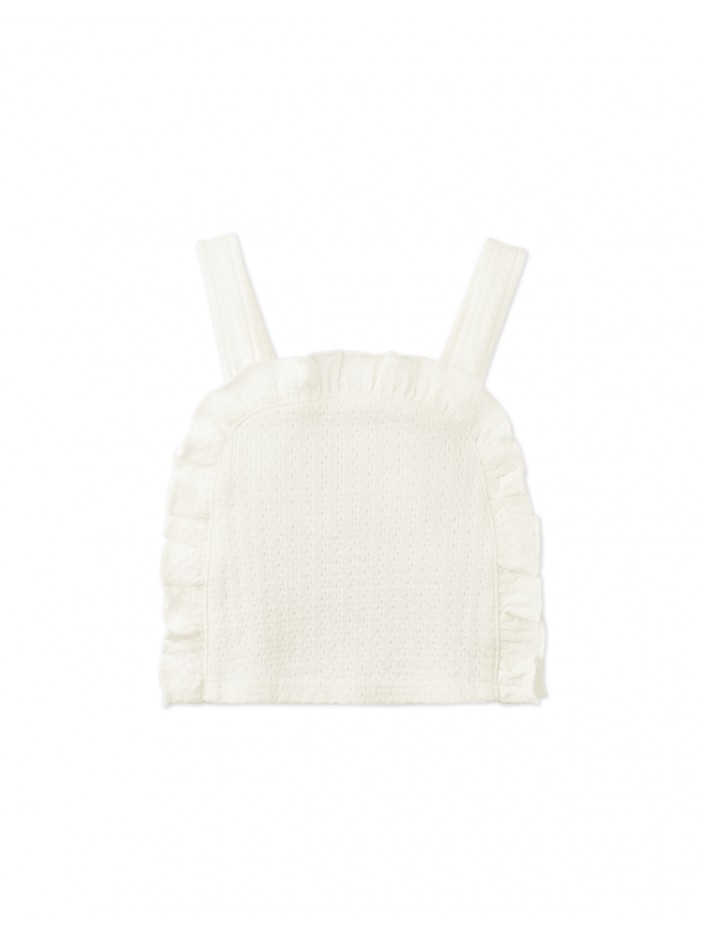 Baby Erica Strappy Ruffled Top & Printed Shorts Set