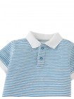 Baby Kirk Striped Textured Terry Polo Shirt