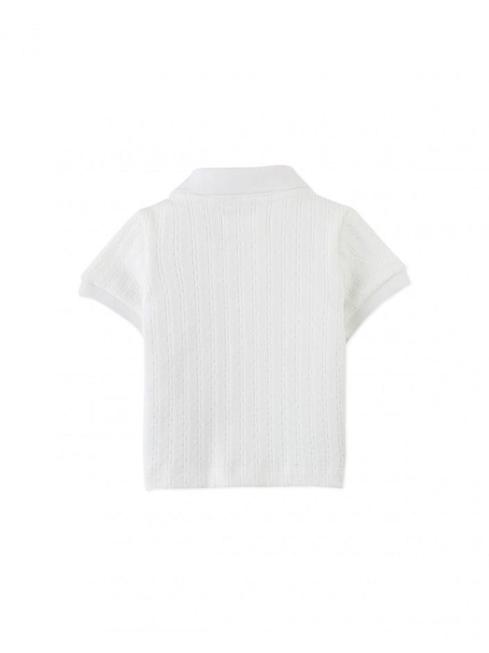 Baby Ludwig Cable Jersey Polo Shirt