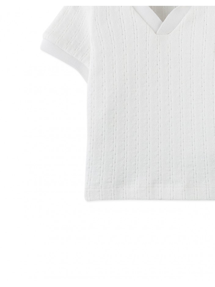 Baby Ludwig Cable Jersey Polo Shirt