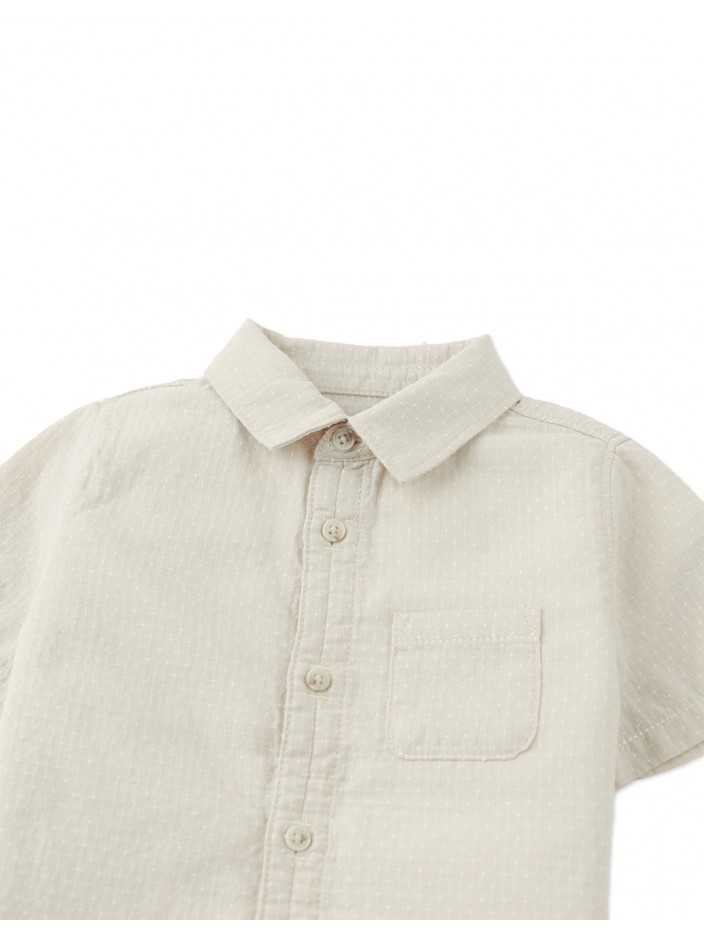 Baby Andrew Shirt with Bartack Placket Details