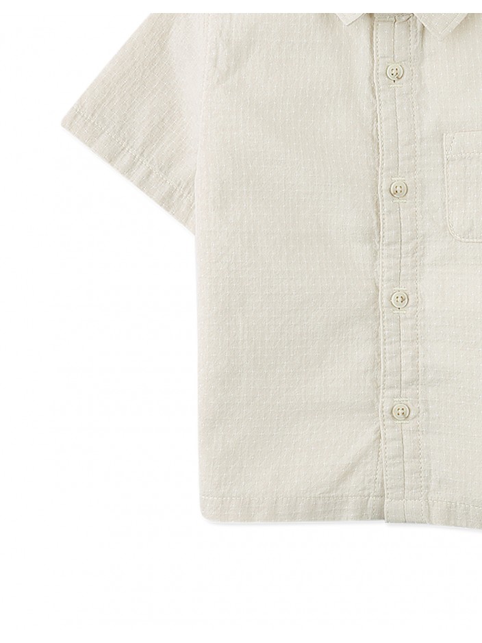 Baby Andrew Shirt with Bartack Placket Details