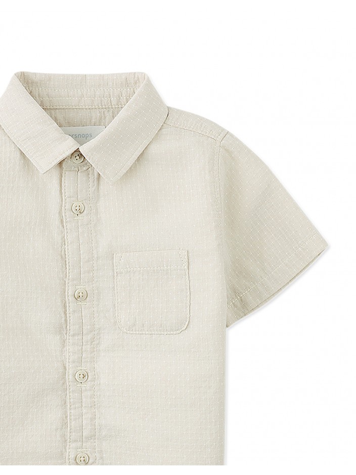 Baby Andrew Shirt with Bartack Placket Details