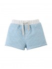 Baby Dreyfus Striped Textured Terry Drawstring Shorts