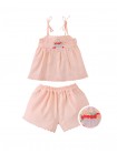 Baby Hinata Embroidered Empire Tunic Blouse & Shorts Set