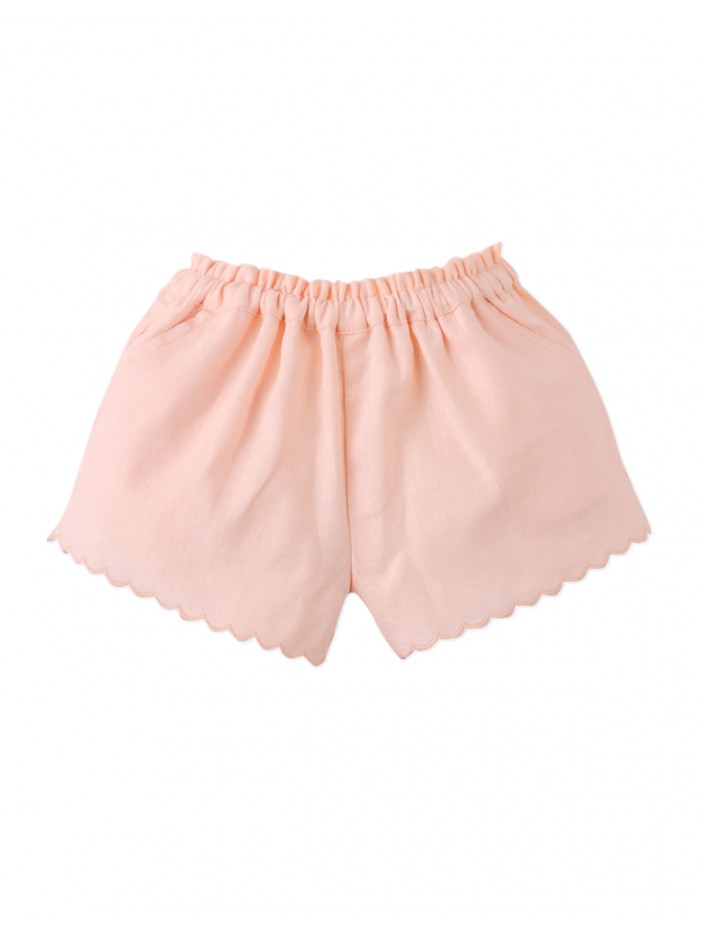 Baby Hinata Embroidered Empire Tunic Blouse & Shorts Set