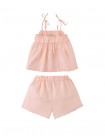 Baby Hinata Embroidered Empire Tunic Blouse & Shorts Set