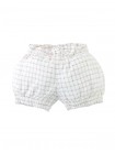 Baby Maria Checkered Bloomers with Bow Accent