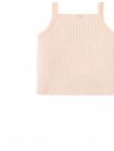 Baby Lila Ribbed Tank Top with Picot Edge