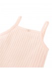 Baby Lila Ribbed Tank Top with Picot Edge