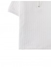Diether Zipped Up Cable Jersey Polo Shirt