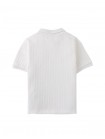 Diether Zipped Up Cable Jersey Polo Shirt
