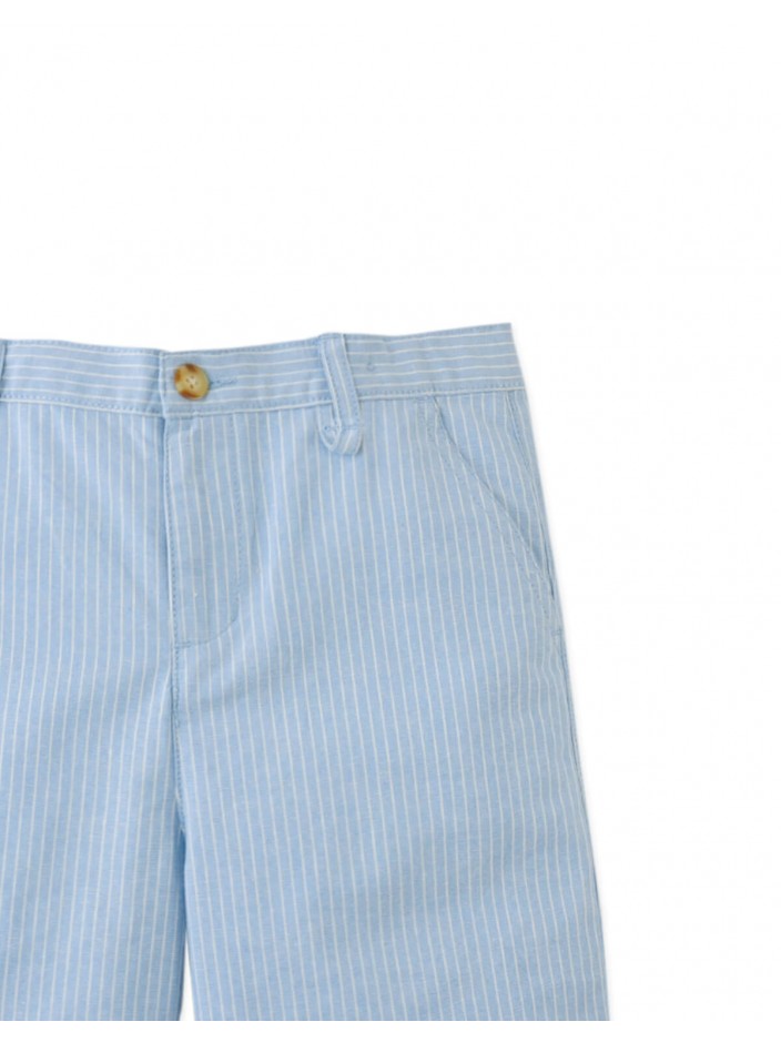 Louis Striped Regular Cotton Shorts