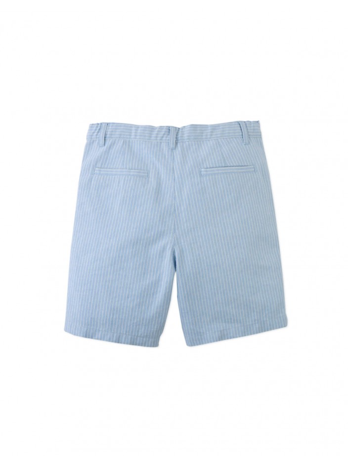 Louis Striped Regular Cotton Shorts