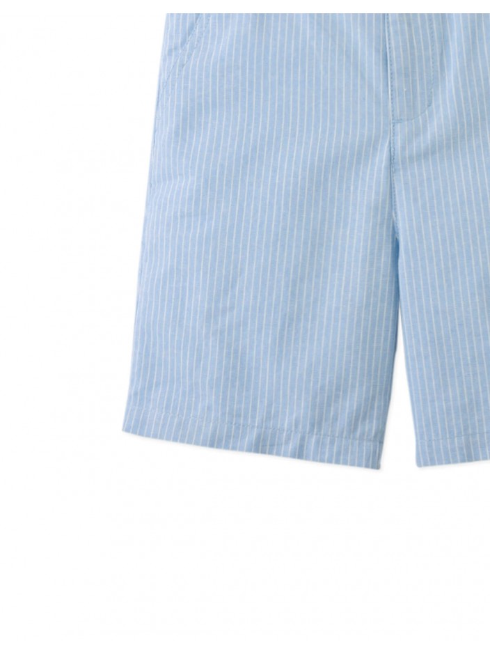 Louis Striped Regular Cotton Shorts