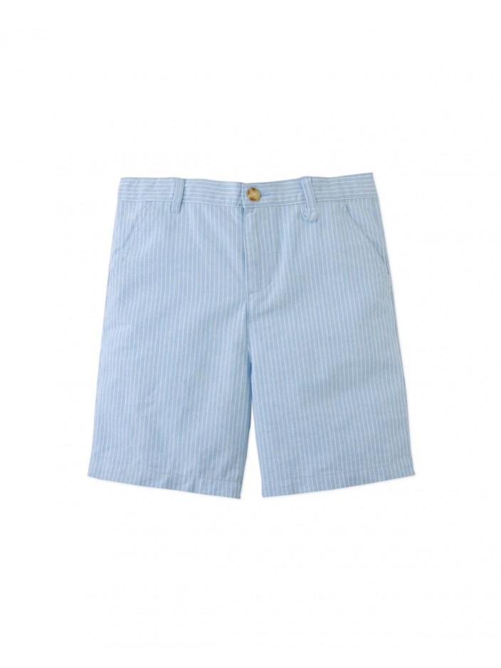 Louis Striped Regular Cotton Shorts