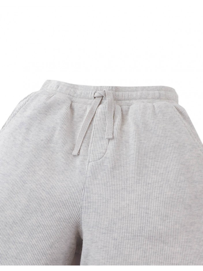 Denzel Waffle Knit Drawstring Shorts