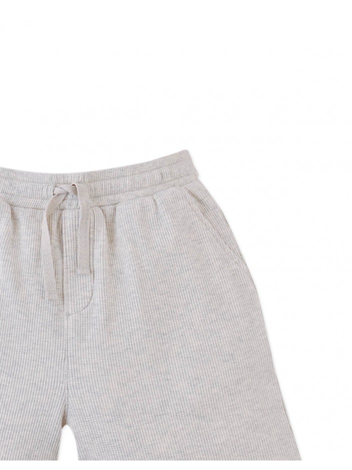 Denzel Waffle Knit Drawstring Shorts