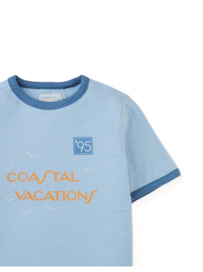 Mathias Ringer Tee with Coastal Vacations Graphic