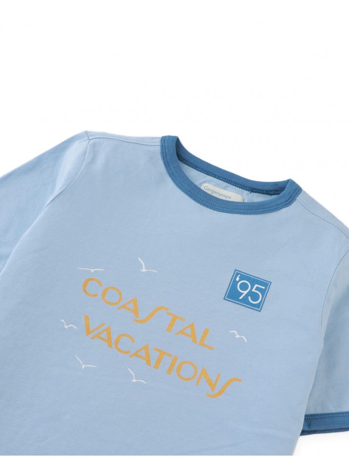 Mathias Ringer Tee with Coastal Vacations Graphic