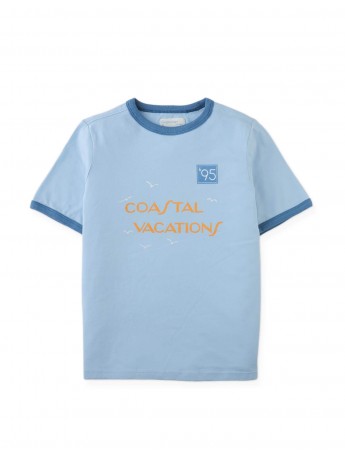 Mathias Ringer Tee with Coastal Vacations Graphic