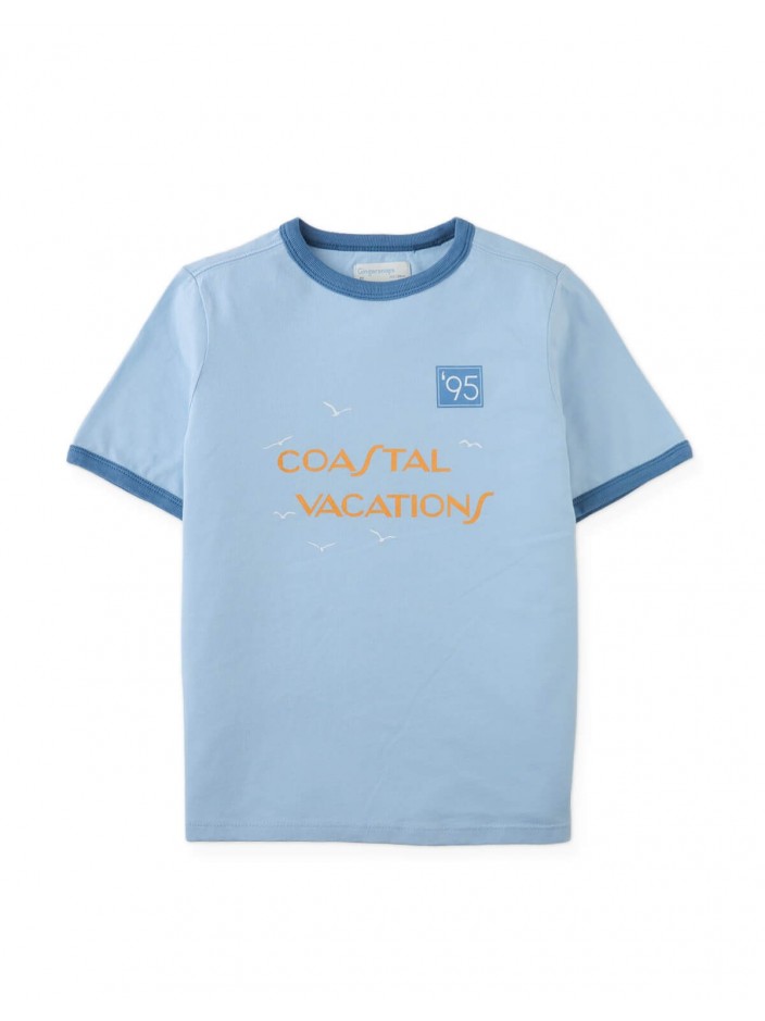 Mathias Ringer Tee with Coastal Vacations Graphic