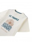 Tiago Graphic Tee with St. Tropez Print