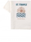 Tiago Graphic Tee with St. Tropez Print