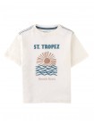Tiago Graphic Tee with St. Tropez Print