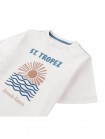 Tiago Graphic Tee with St. Tropez Print