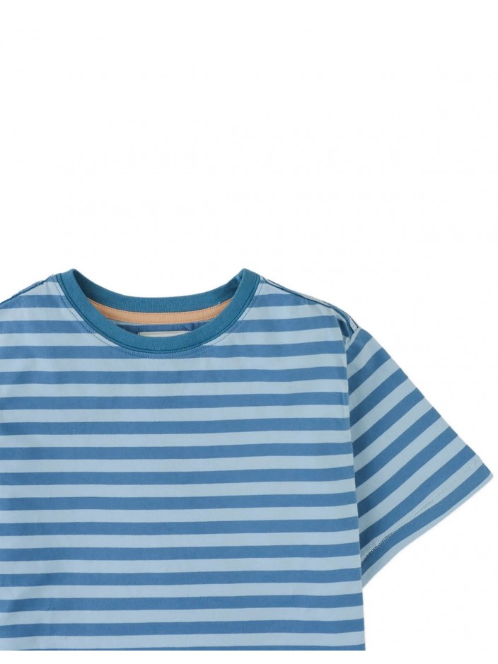 Jose Stripe Tee with Wide Horizontal Stripes