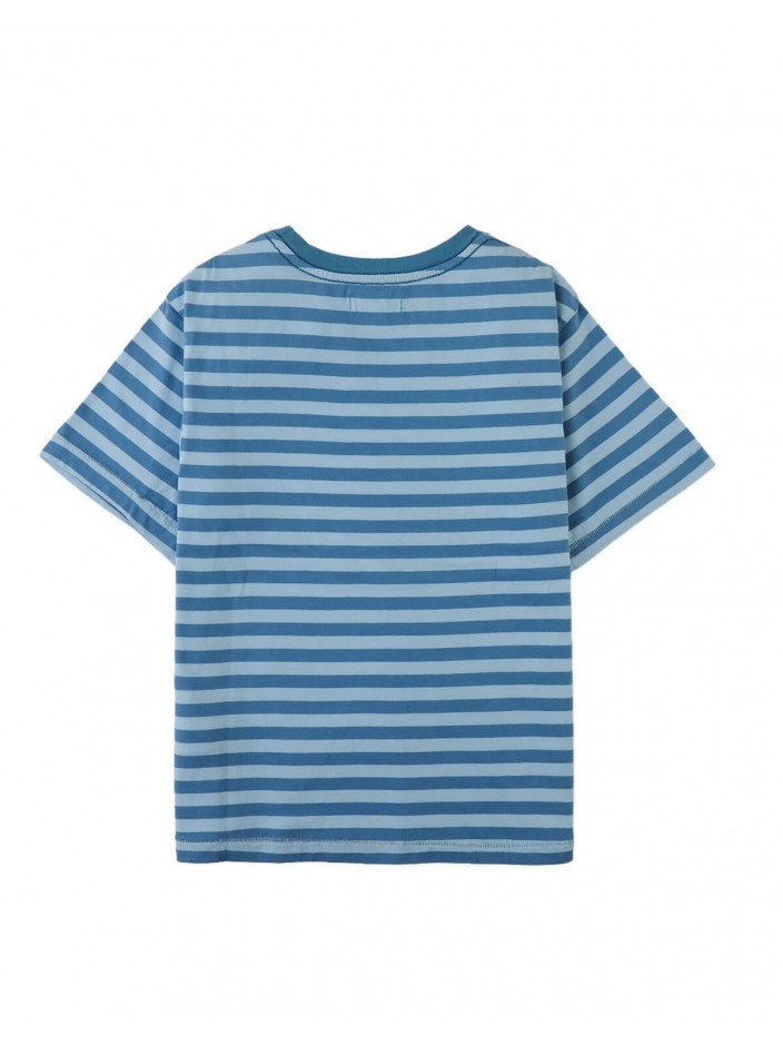 Jose Stripe Tee with Wide Horizontal Stripes