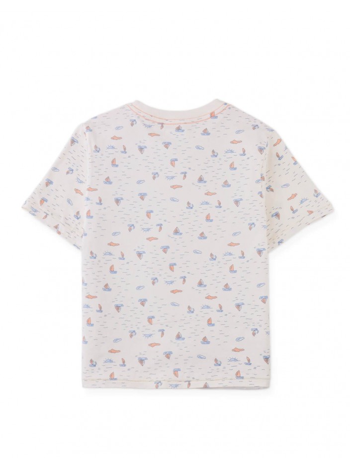 Ricardo All-Over Boat Print Tee