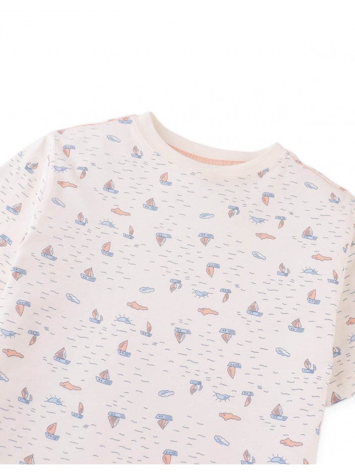 Ricardo All-Over Boat Print Tee