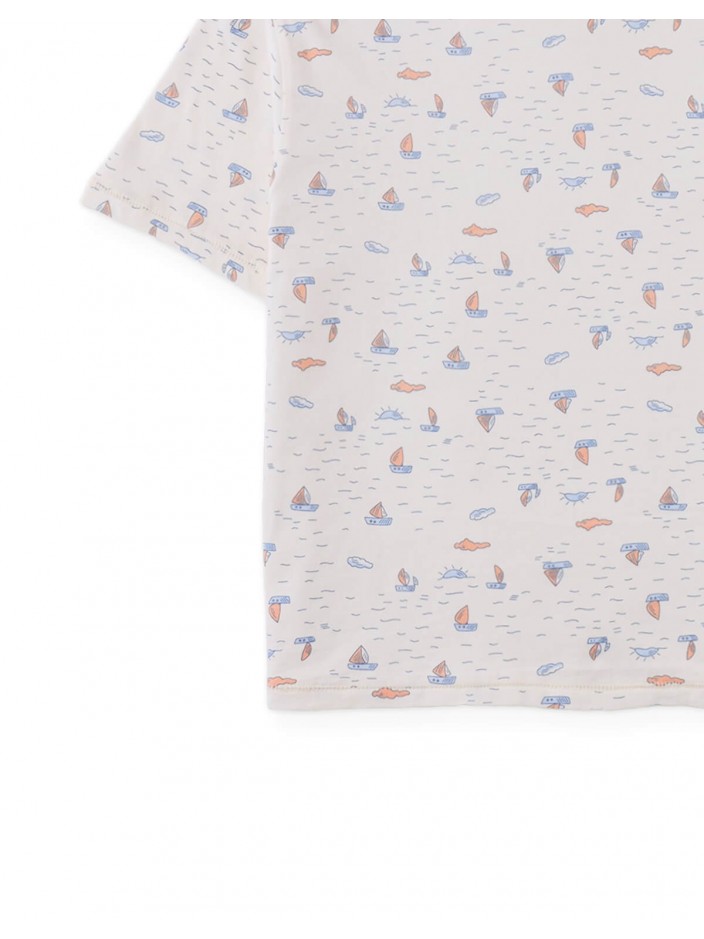 Ricardo All-Over Boat Print Tee