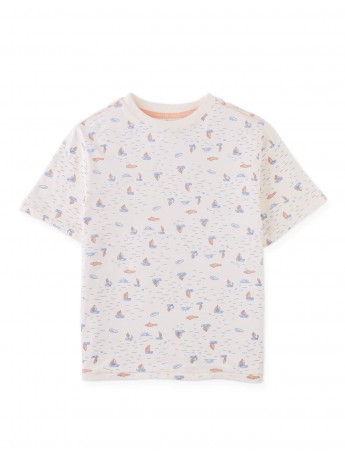 Ricardo All-Over Boat Print Tee
