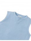 Rafael Henley Tank with Ribbed Texture