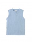 Rafael Henley Tank with Ribbed Texture