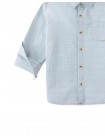 Julius Washed Denim Shirt with Contrast Thread Accents