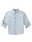 Julius Washed Denim Shirt with Contrast Thread Accents
