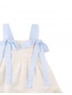 Leilani Embroidered Top with Bow Tie Straps