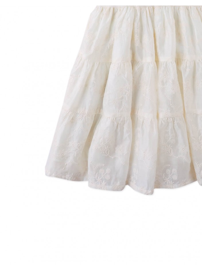 Addison Dress with Corsage & Tiered Skirt