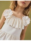 Addison Dress with Corsage & Tiered Skirt