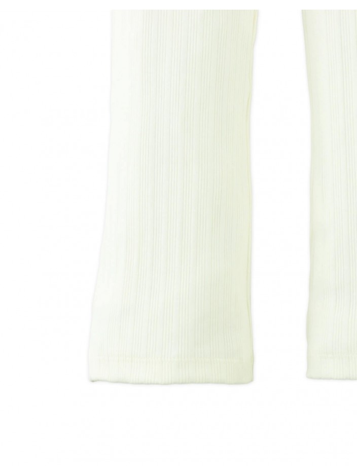 Polina Bootcut Leggings In Off-White With Pockets