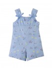 Harvey Empire-Cut Playsuit with Decorative Bow Ties