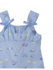Harvey Empire-Cut Playsuit with Decorative Bow Ties